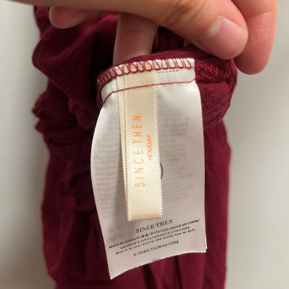 Since Then Beach Maxi burgundy brand new - Picture 4 of 4